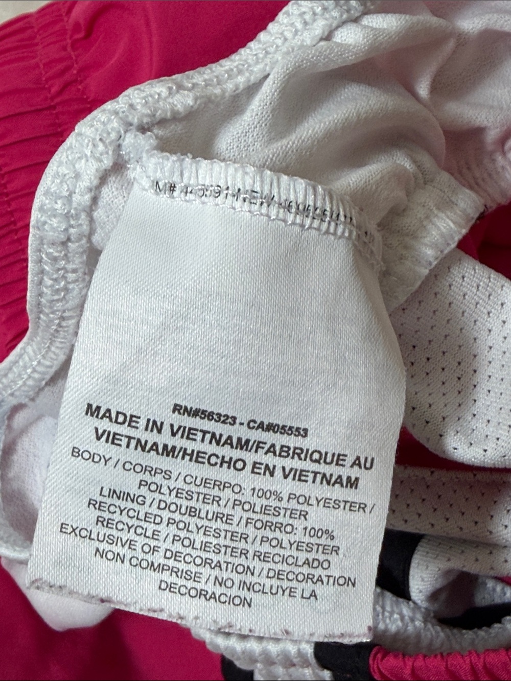 Nike Hot Pink Athletic Running Shorts with Liner - Picture 6 of 7